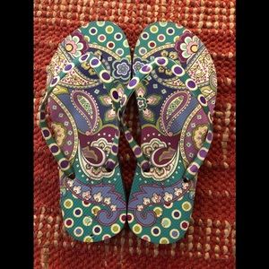 Vera bradly flip flops